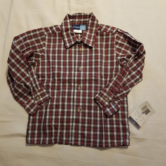 Great Guy boys size 4T button down shirt NEW - Picture 1 of 4